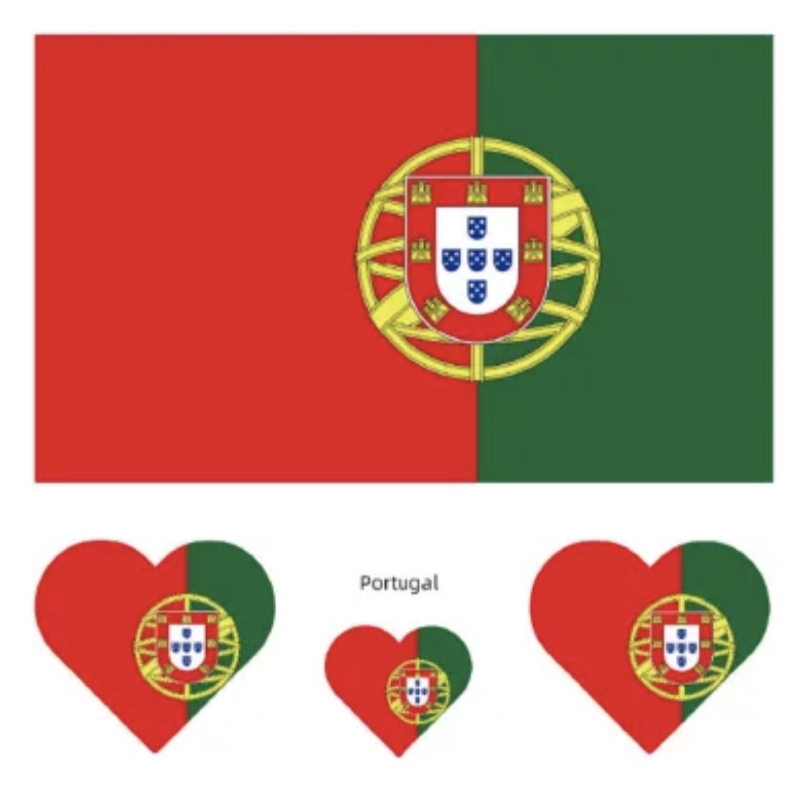 Flaggen Tattoos Set ❤️- 14 Länder (4er Packs inkl. Herztattoos) - Perfekt für die WM 2026