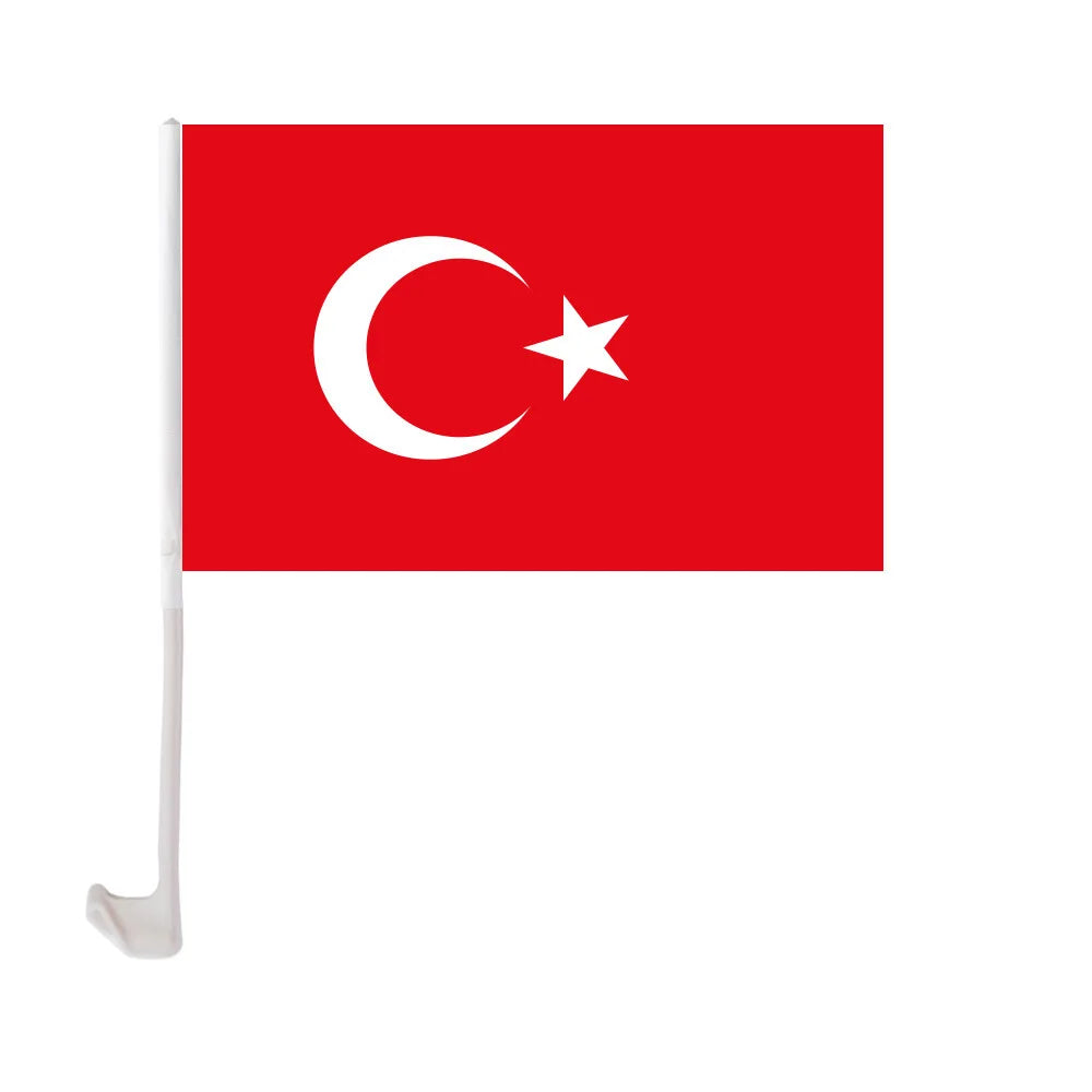 Türkei Autoflagge 🇹🇷🔥 - Mach dein Auto WM ready ⚽️