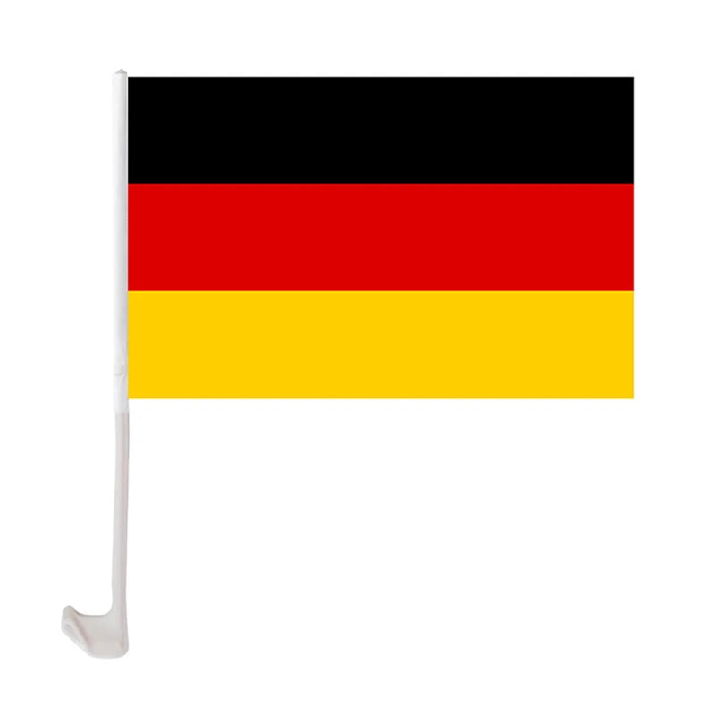 2x Deutschland Autofahne 🇩🇪🔥 - Mach dein Auto WM ready ⚽️